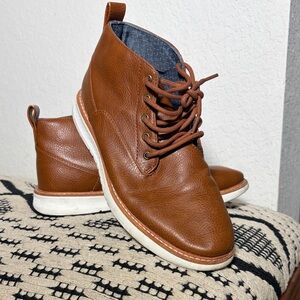 Ben Sherman Tan Chukka Leather Boots